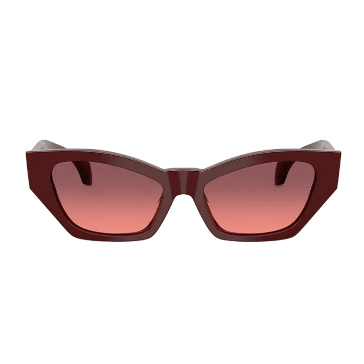 Versace Women Cat-Eye Frame Burgundy Sunglasses