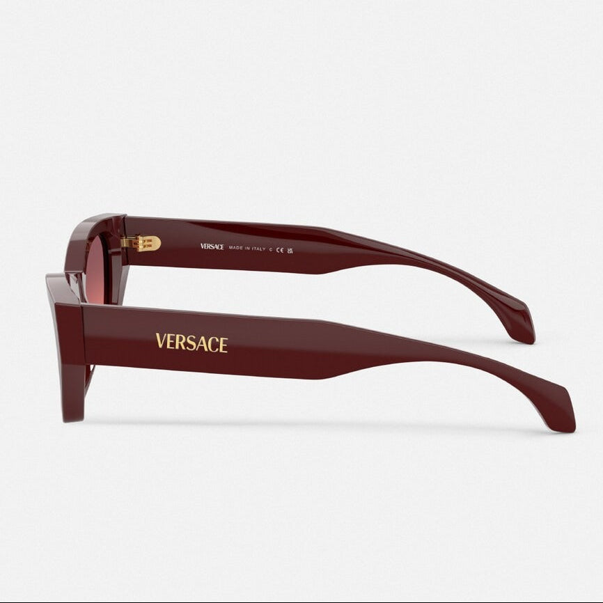 Versace Women Cat-Eye Frame Burgundy Sunglasses