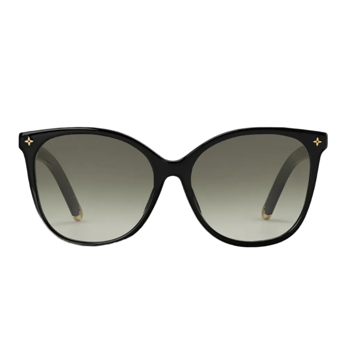 Louis Vuitton Women Cat Eye Frame Coal Black Sunglasses
