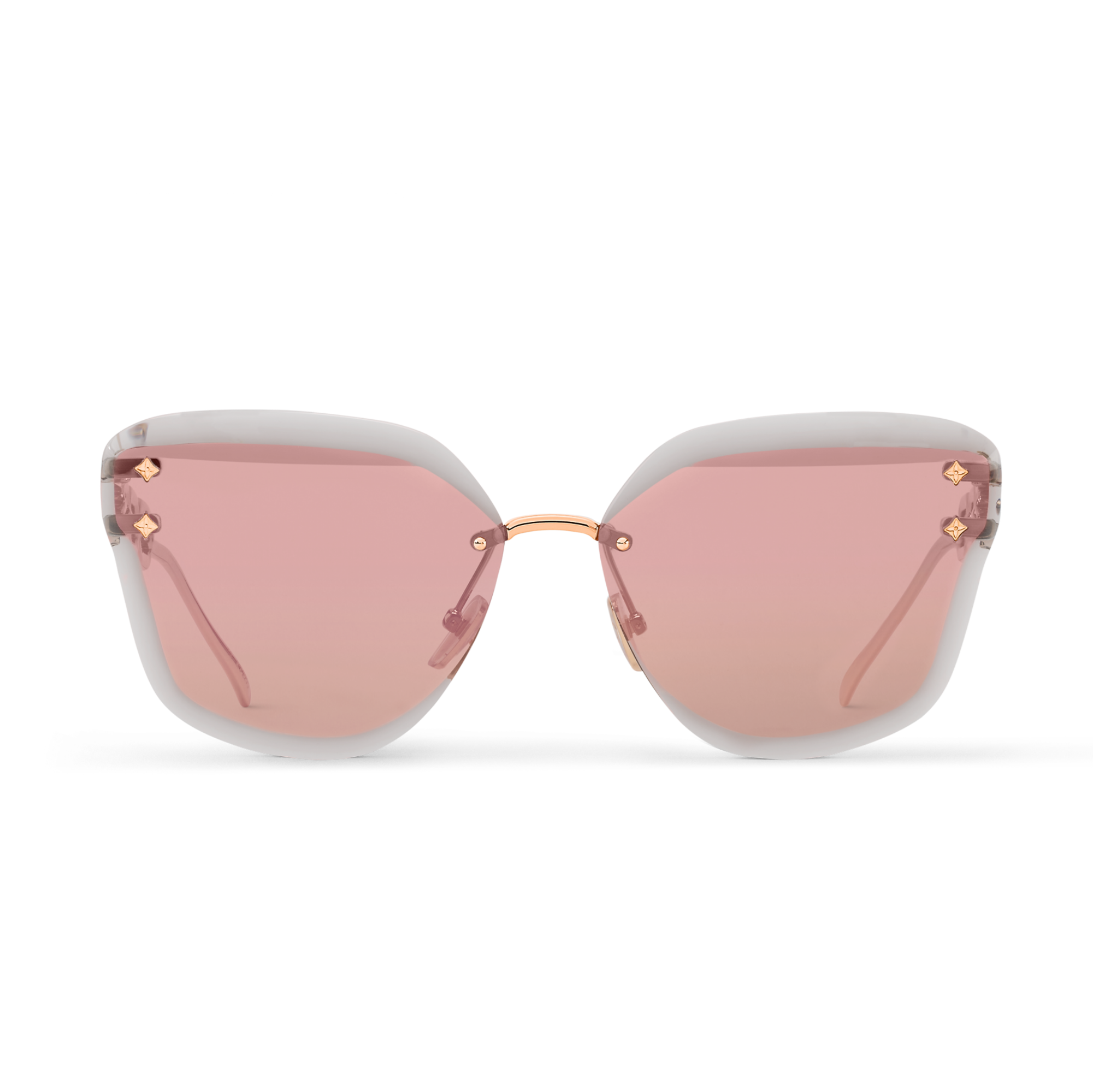 Louis Vuitton Women Cat Eye Frame Rose Gold Sunglasses