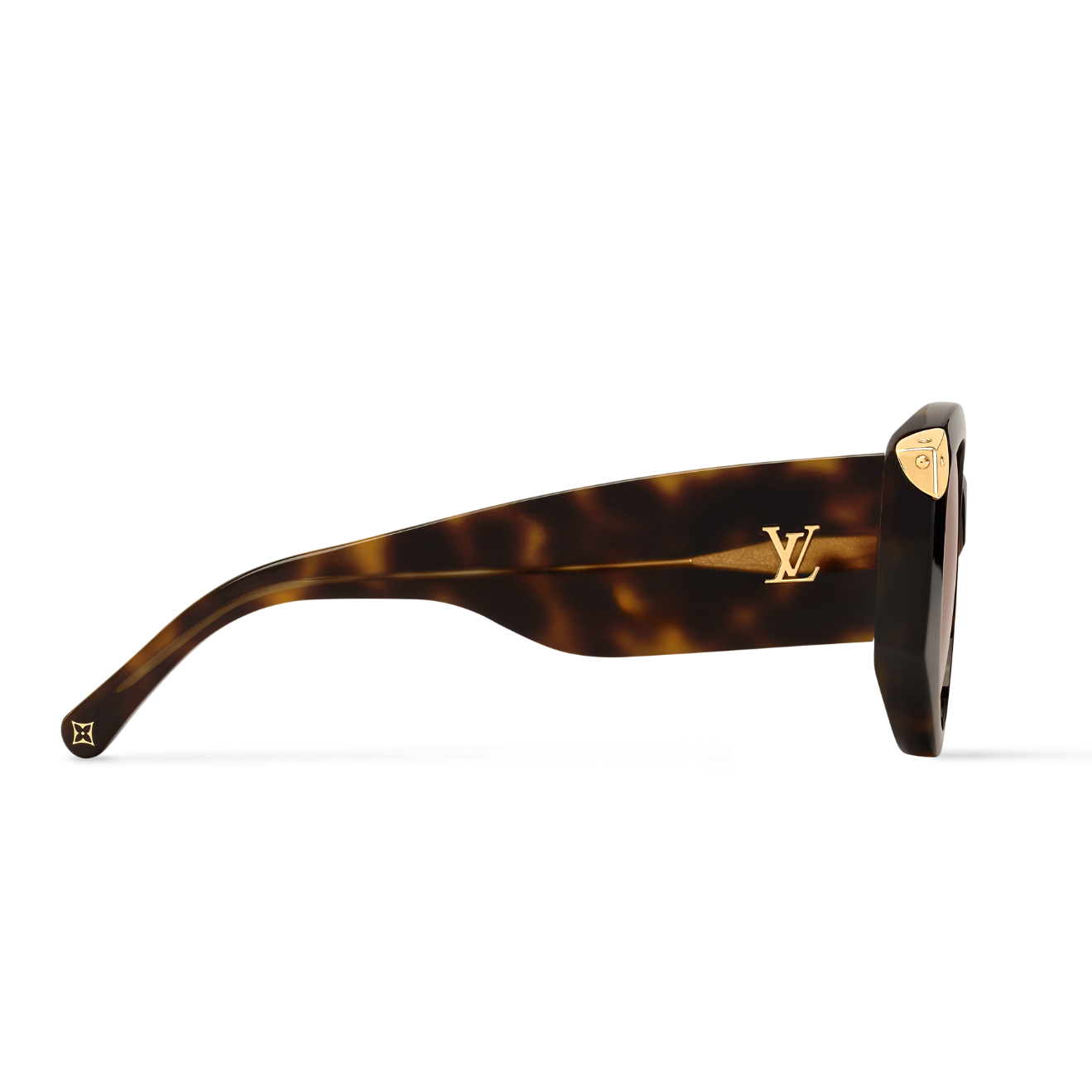 Louis Vuitton Women Cat-Eye Frame Dark Tortoise Sunglasses