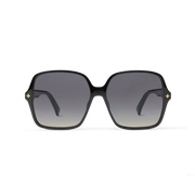 Louis Vuitton Women Square  Frame Matte Black Sunglasses
