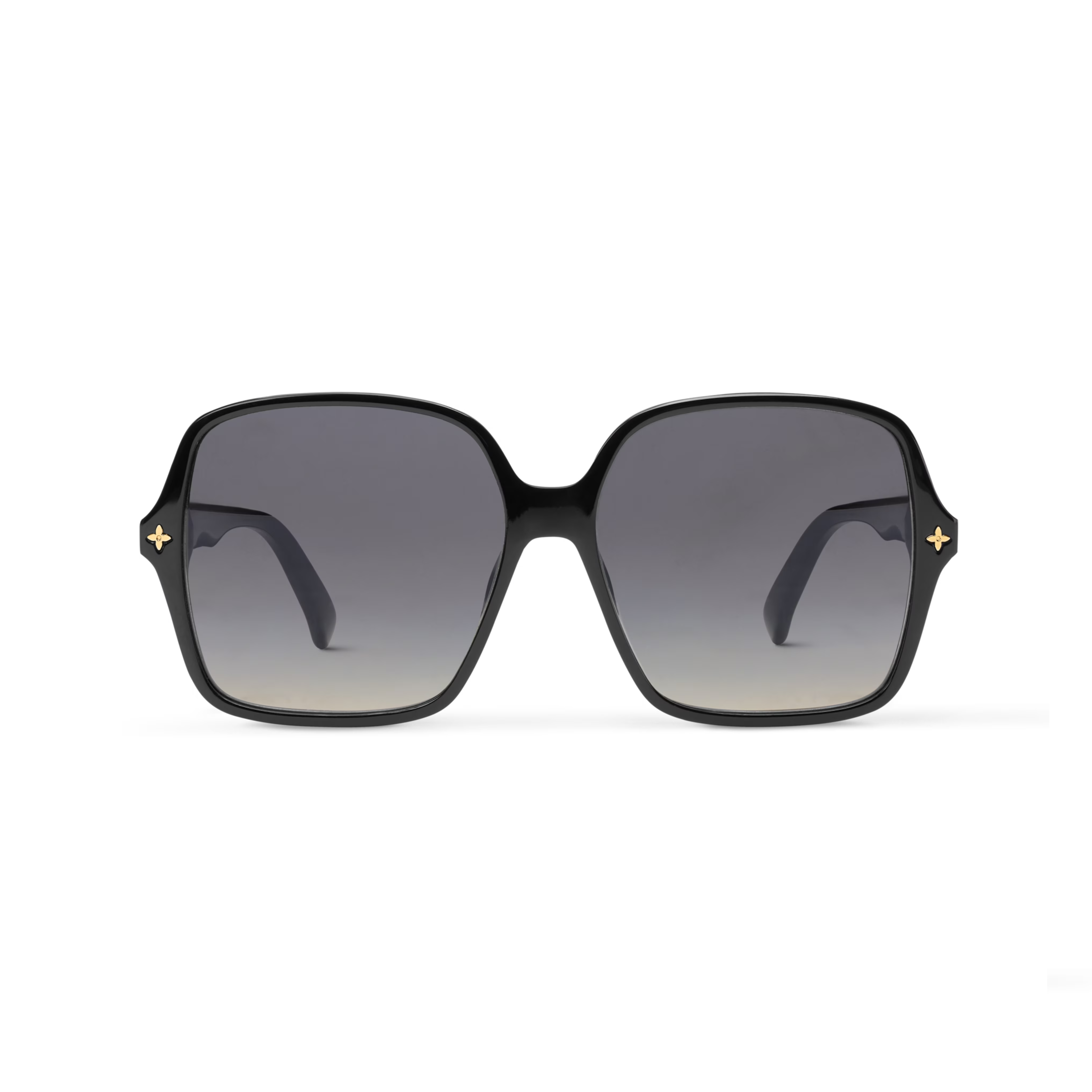 Louis Vuitton Women Square  Frame Matte Black Sunglasses