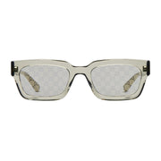 Gucci Men Rectangular Frame Transparent Sunglasses