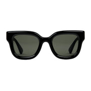 Gucci Women Round Frame Light Black Sunglasses