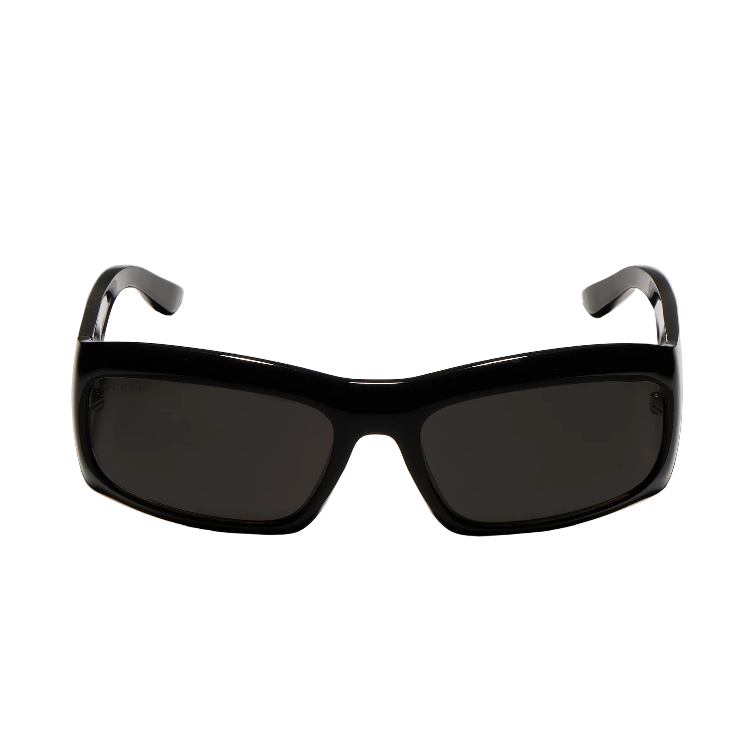 Gucci Women Rectangular Frame Black Sunglasses