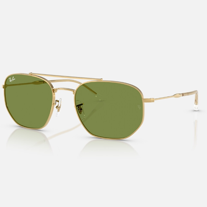 Ray Ban Women Pilot Frame Soft Gold Sunglasses
