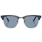 Ray Ban Women Square Frame Matte Blue Sunglasses