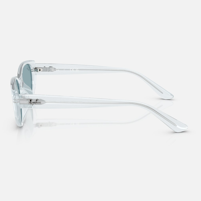 Ray Ban Women Pillow Frame Transparent Ice Sunglasses
