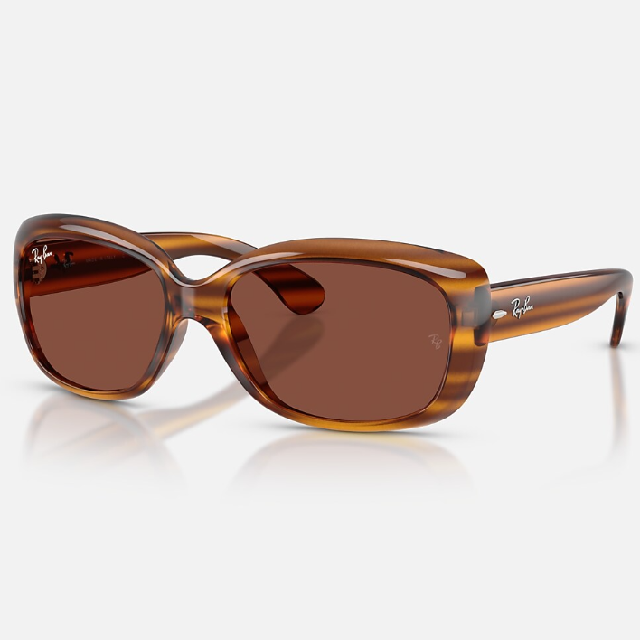 Ray Ban Women Butterfly Frame Brown Sunglasses