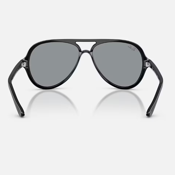 Ray Ban Women Pilot Frame Polished Black Sunglasses