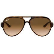 Ray Ban Men Pilot Frame Polished Light Havana Sunglasses