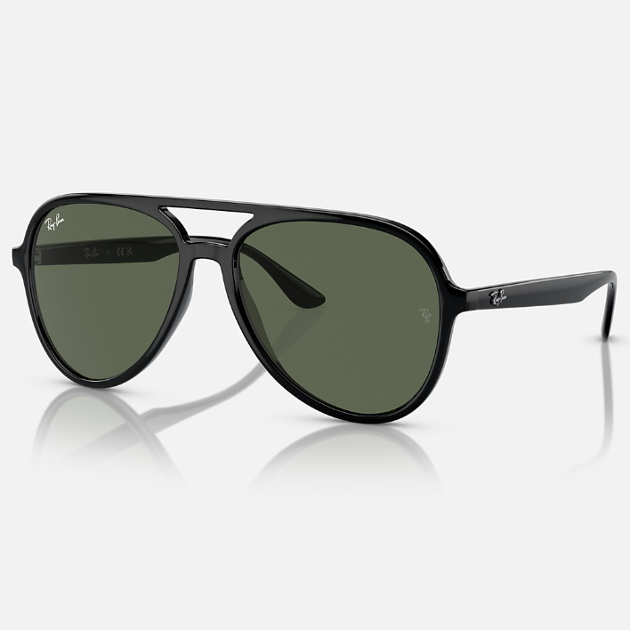 Ray Ban Men Pilot Frame Coal Black Sunglasses