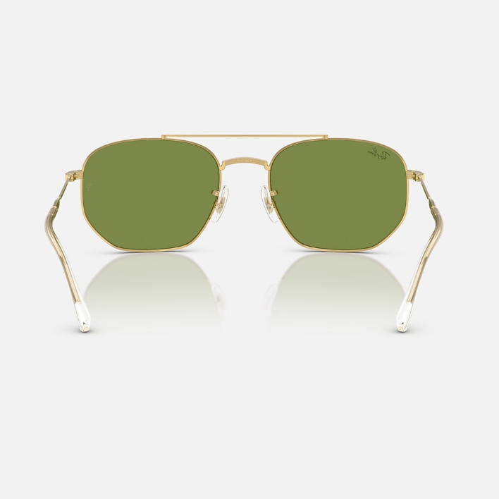 Ray Ban Women Pilot Frame Soft Gold Sunglasses