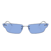 Ray Ban Men Irregular Frame Frost Silver Sunglasses