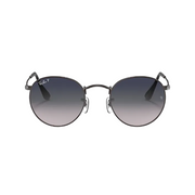 Ray Ban Men Round Frame Old Silver Sunglasses