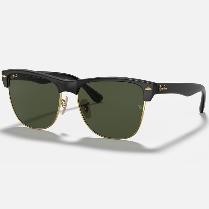 Ray Ban Men Square Frame Golden Beige Sunglasses