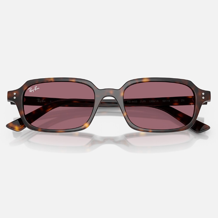Ray Ban Men Pillow Frame Dark Brown Sunglasses