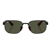Ray Ban Women Irregular Frame Washed Black Sunglasses