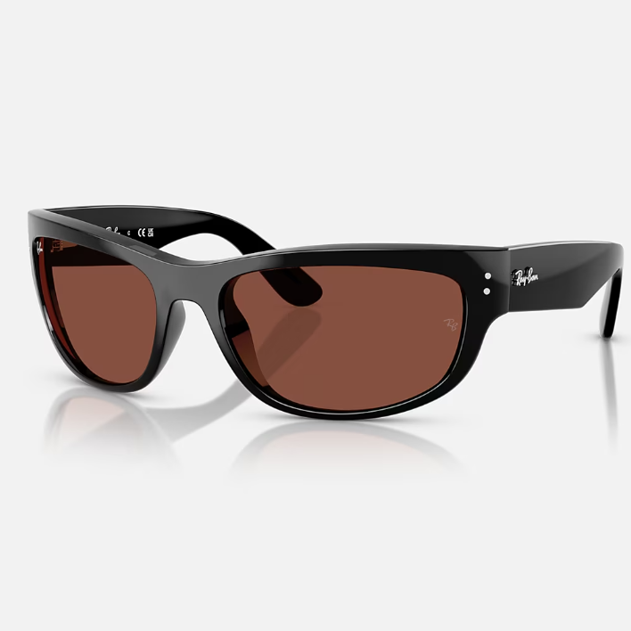 Ray Ban Men Pillow Frame Void Black Sunglasses
