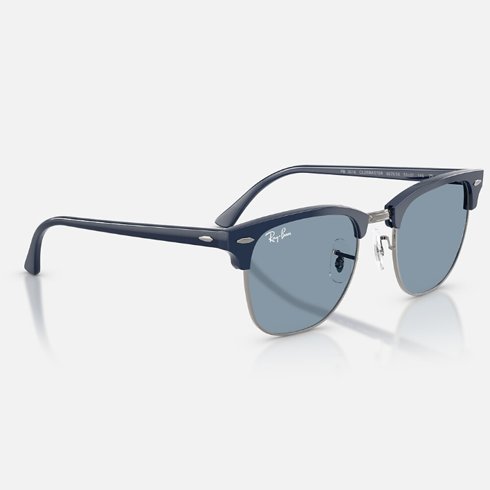 Ray Ban Women Square Frame Matte Blue Sunglasses