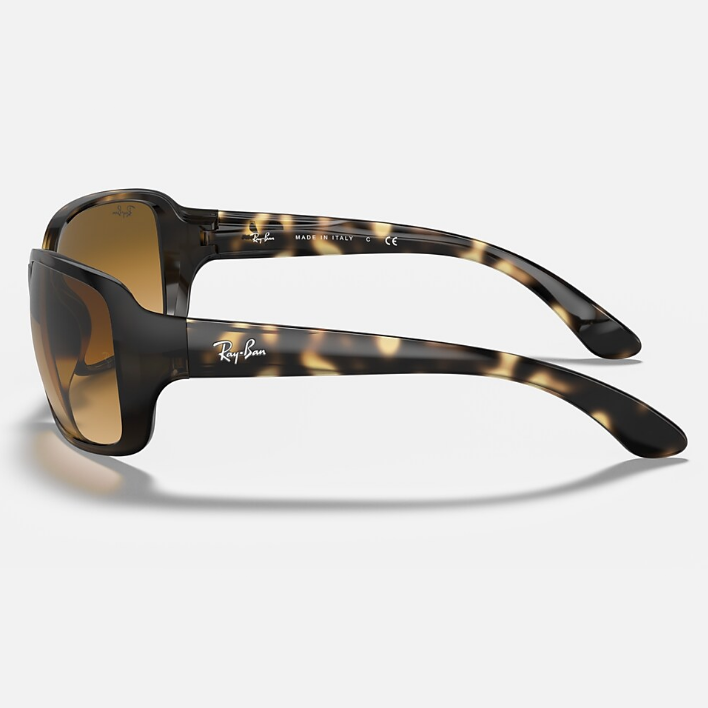 Ray Ban Women Square Frame Polished Light Havana Sunglasses