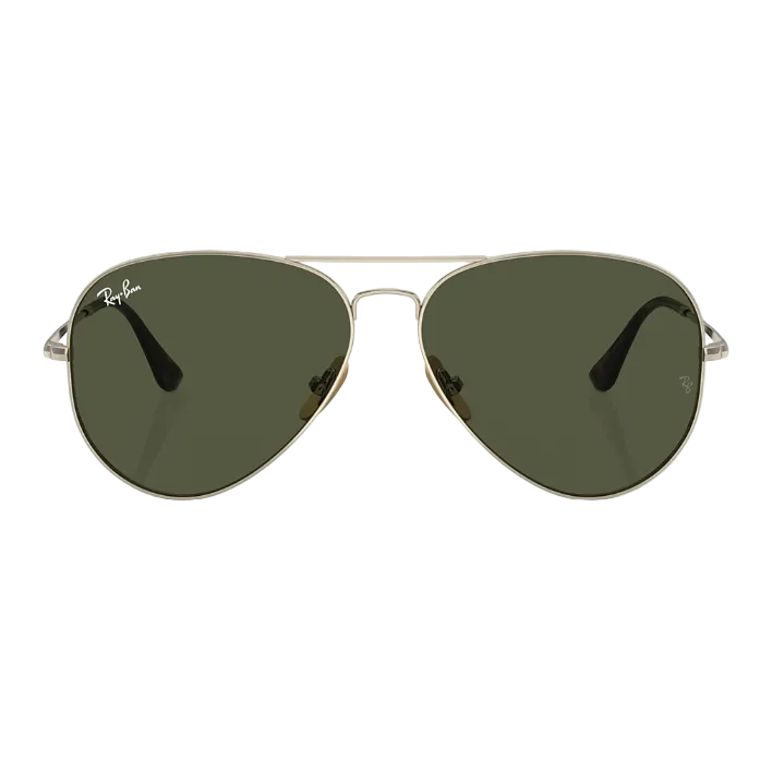 Ray Ban Women Pilot Frame Moon Silver Sunglasses