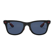 Ray Ban Women Square Frame Rustic Black Sunglasses