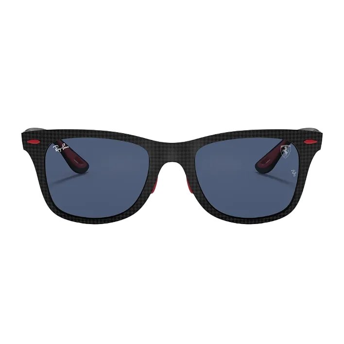 Ray Ban Women Square Frame Rustic Black Sunglasses