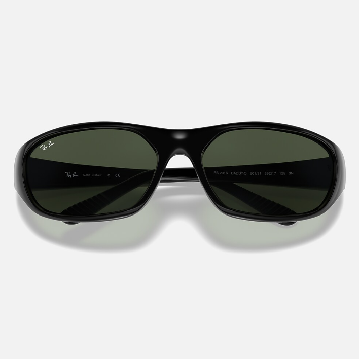 Ray Ban Men Rectangle Frame Cosmic Black Sunglasses