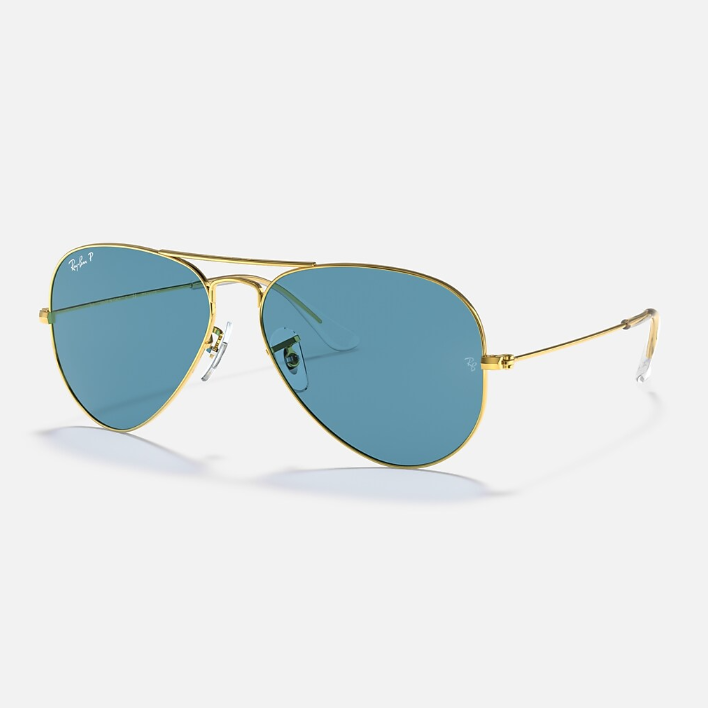 Ray Ban Men Pilot Frame Sandstone Gold Sunglasses