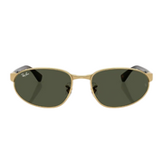 Ray Ban Men Irregular Frame Shimmer Gold Sunglasses