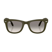 Ray Ban Men Square Frame Matte Military Green Sunglasses