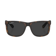 Ray Ban Men Square Frame Deep Brown Sunglasses