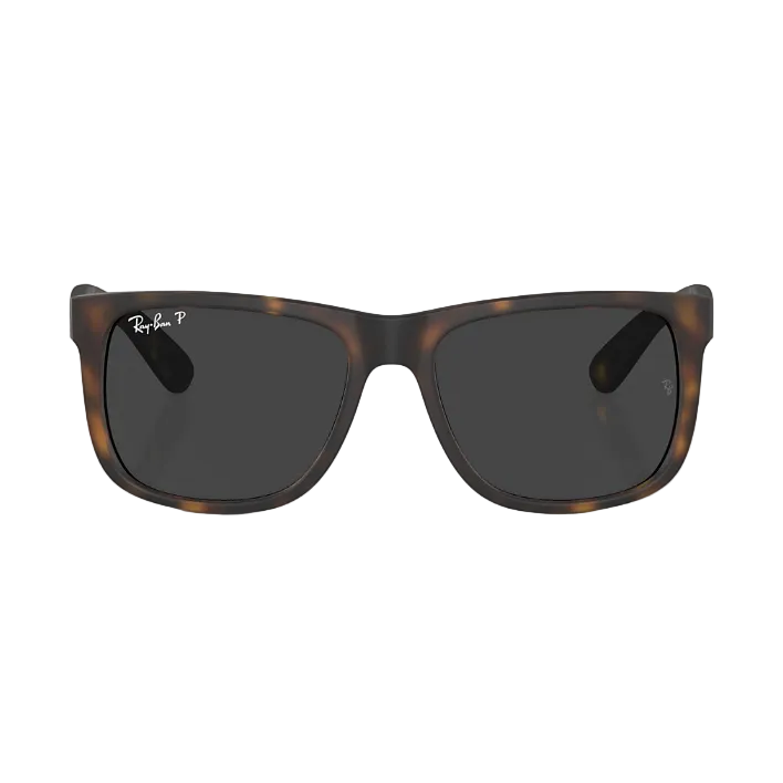 Ray Ban Men Square Frame Deep Brown Sunglasses