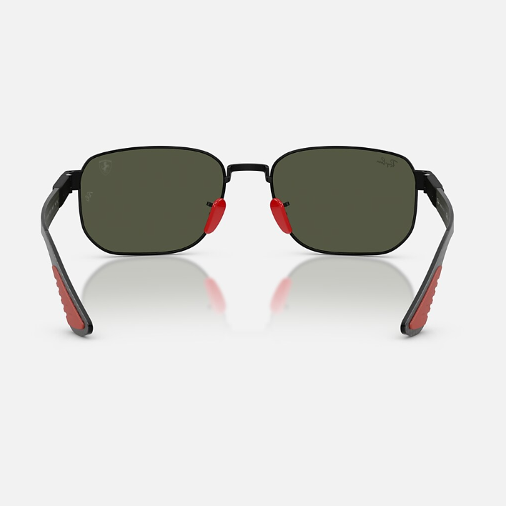 Ray Ban Women Irregular Frame Washed Black Sunglasses