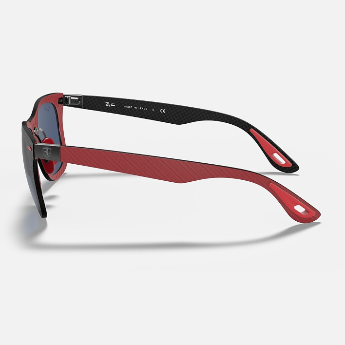 Ray Ban Women Square Frame Rustic Black Sunglasses