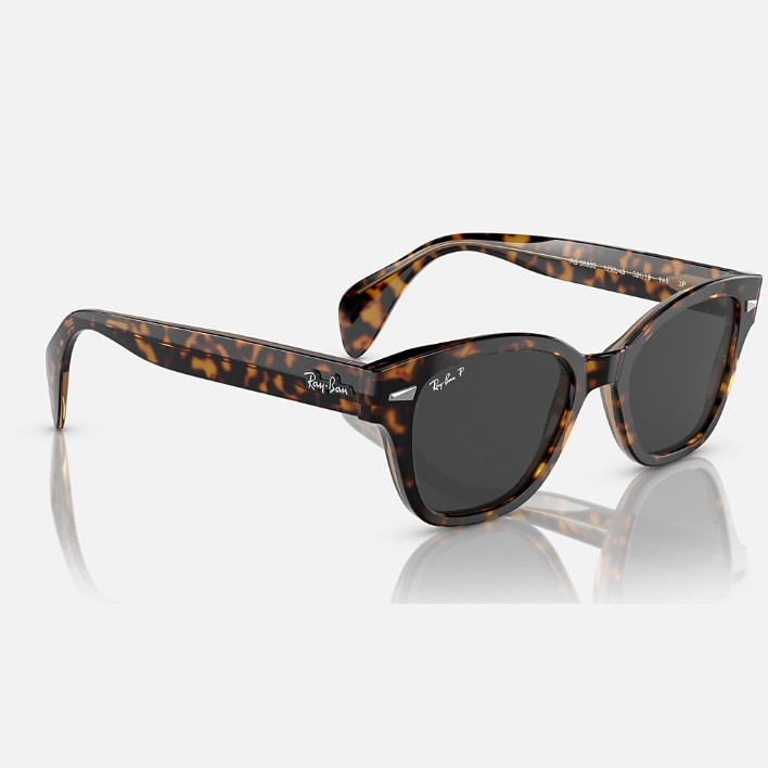 Ray Ban Women Square Frame Espresso Brown Sunglasses