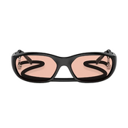 Ray Ban Women Rectangle Frame Space Black Sunglasses