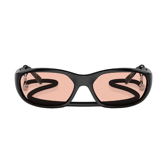 Ray Ban Men Rectangle Frame Space Black Sunglasses