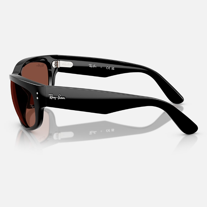 Ray Ban Men Pillow Frame Void Black Sunglasses
