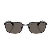 Ray Ban Men Irregular Frame Meteorite Black Sunglasses