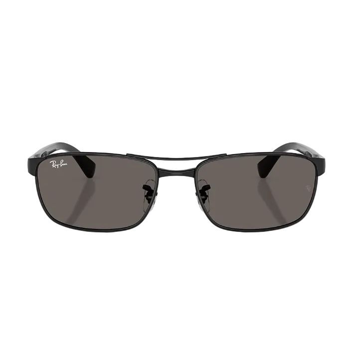 Ray Ban Men Irregular Frame Meteorite Black Sunglasses