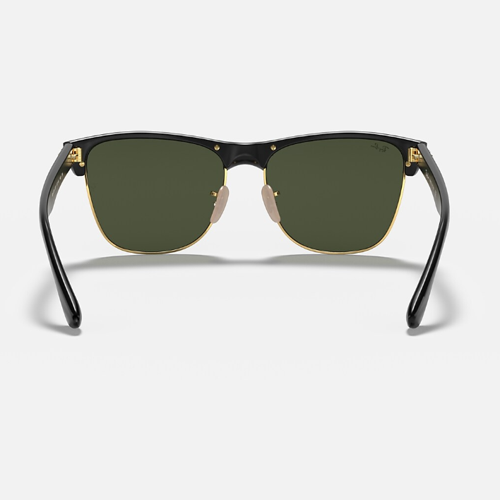 Ray Ban Men Square Frame Golden Beige Sunglasses