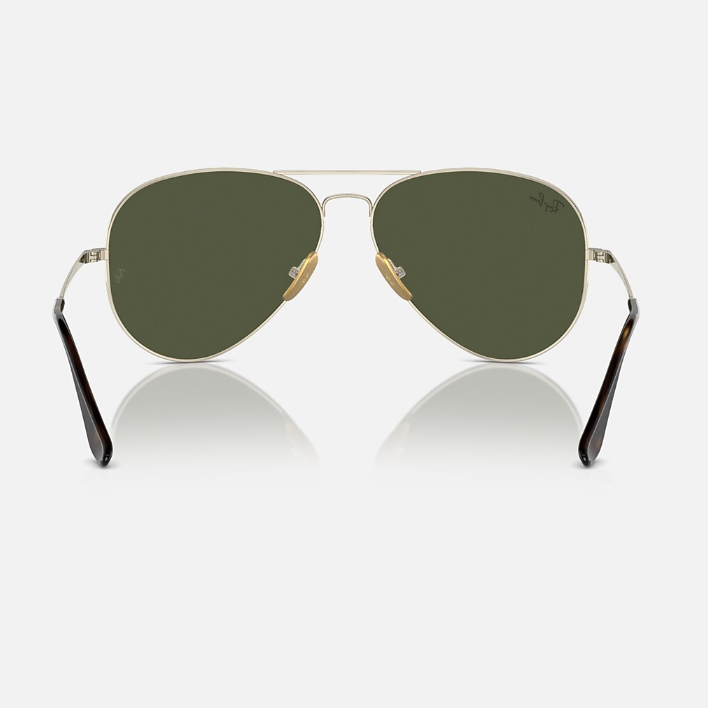 Ray Ban Women Pilot Frame Moon Silver Sunglasses