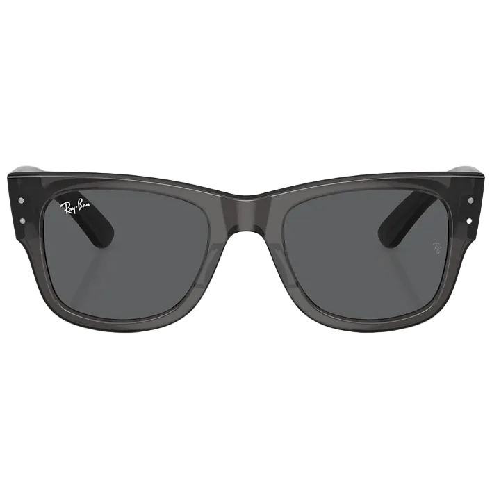 Ray Ban Men Square Frame Slate Black Sunglasses