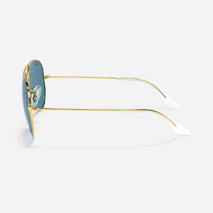 Ray Ban Men Pilot Frame Sandstone Gold Sunglasses