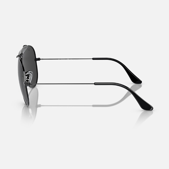 Ray Ban Men Pilot Frame Ink Black Sunglasses