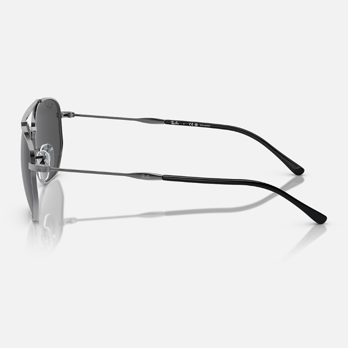 Ray Ban Men Phantos Frame Crystal Silver Sunglasses
