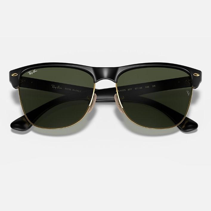 Ray Ban Men Square Frame Golden Beige Sunglasses